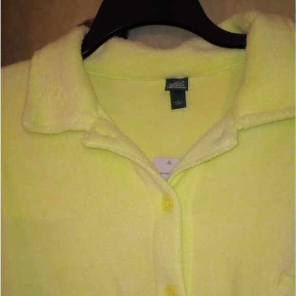 🆕🧥Wild Fable Fleece Shacket - Vibrant Yellow - Picture 4 of 7